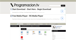 Desktop Screenshot of programacion.tv